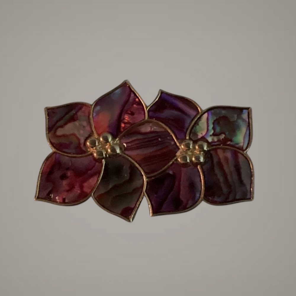 Paua/Abalone She’ll Brooch - Picture 2 of 4